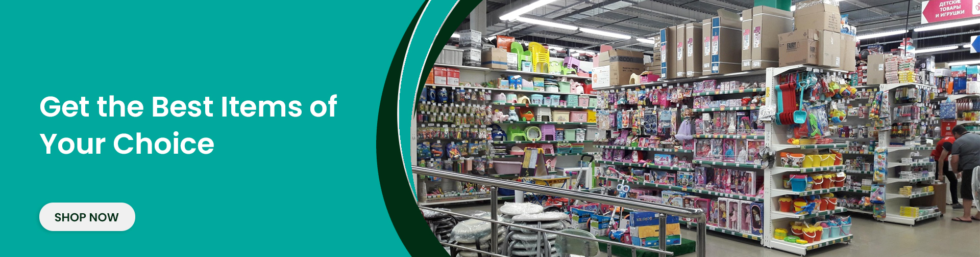 Get The Best Items of Your Choice.<strong></strong>