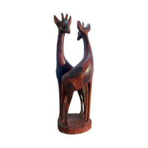 African wooden girafe - Front Image