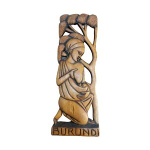 Burundian woman in family - Front Image