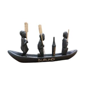 African wooden boat - Back Image