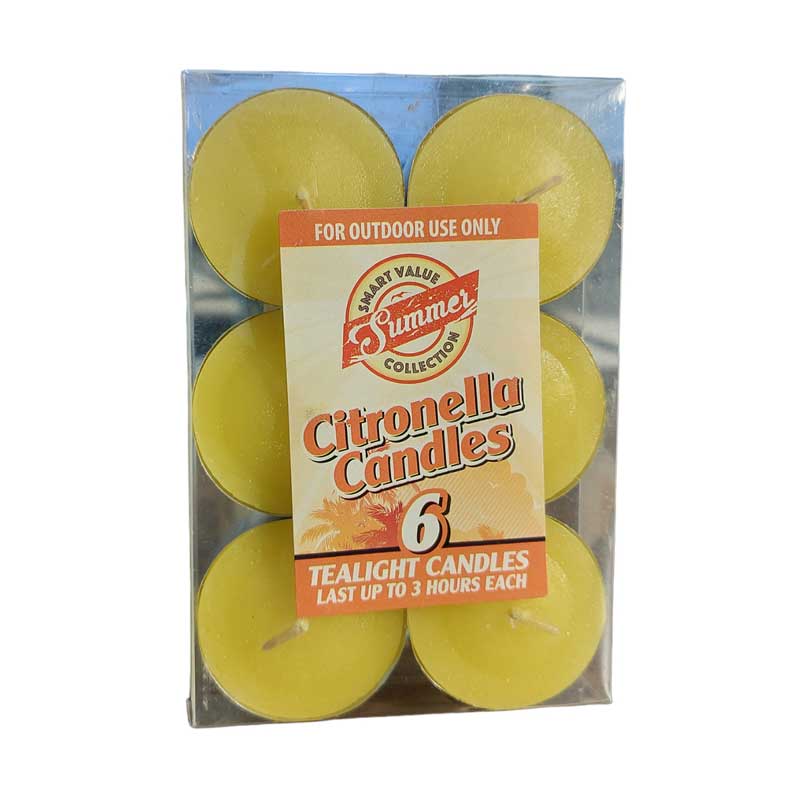 6 CITRONELLA CANDLES