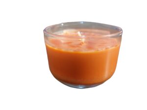 Pumpkin cheesecake scented candle - Back Image