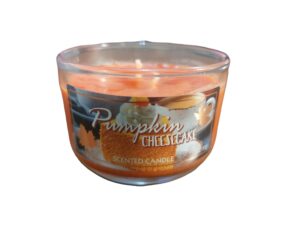 Pumpkin cheesecake scented candle - Front Image