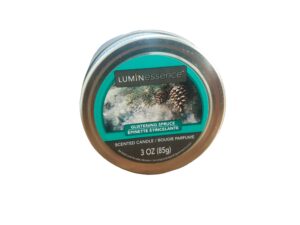 Luminessence glistening spruce candle - Back Image