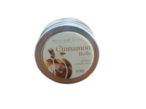 Seasonal scents cinnamon rolls candle - Back Image