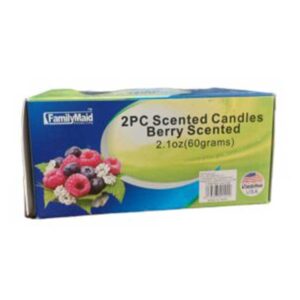 2pc berry scented candles - Back Image