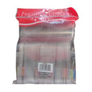 36pcs clear spoons - Back Image