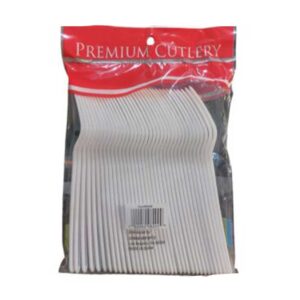 36pcs clear forks - Back Image