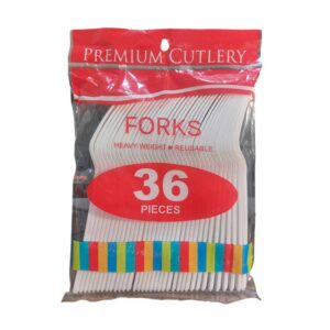 36pcs clear forks - Front Image
