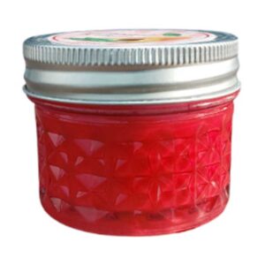 Apricot & basil candle - Back Image