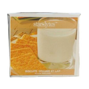 Biscuits graham et lait candle - Back Image