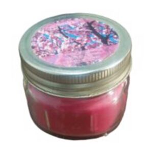 Cherry blossoms candle - Back Image
