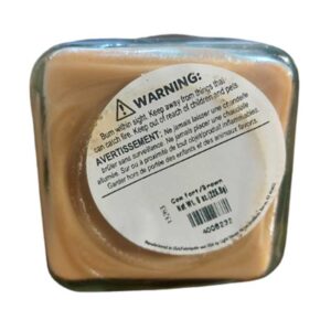 Com fort / brown candle - Back Image