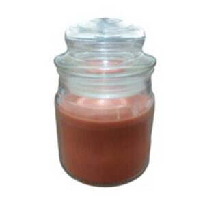 Farmhouse pumpkin candle - Back Image