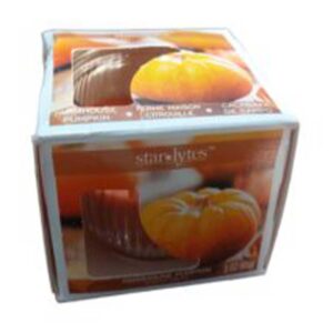 Farmhouse pumpkin candle - Back Image