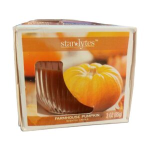 Farmhouse pumpkin candle - Front Image