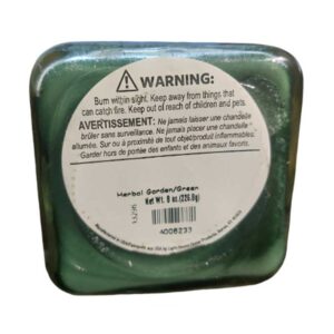 Herbal garden / green candle - Back Image