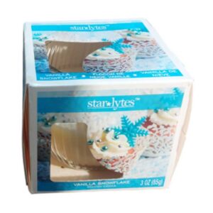 Iced cinnamon rolls candle - Back Image