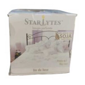 Luxurious linen candle - Back Image