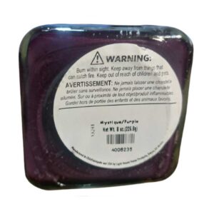 Mystique / purple candle - Back Image
