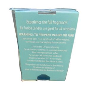 Spring waters candle - Back Image