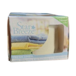 Star breeze fresh linen candle - Front Image