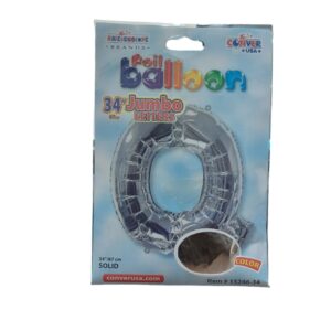 34" letter q silver balloon - Front Image