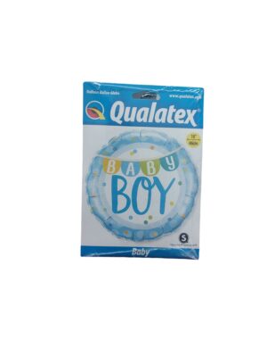 18" baby boy balloon - Front Image