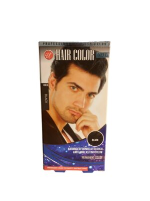 Black hair color - Front Image